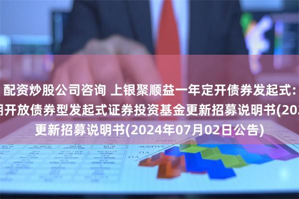 配资炒股公司咨询 上银聚顺益一年定开债券发起式: 上银聚顺益一年定期开放债券型发起式证券投资基金更新招募说明书(2024年07月02日公告)