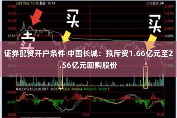 证券配资开户条件 中国长城：拟斥资1.66亿元至2.56亿元回购股份